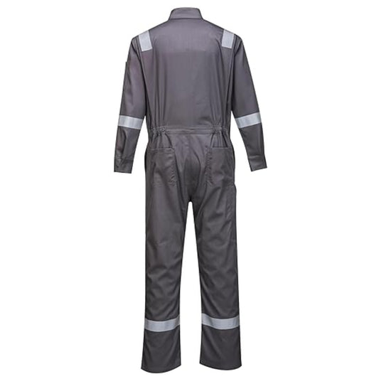 Portwest FR94 Bizflame Fire Resistant Coverall with FR Reflective Tape ASTM NFPA, Navy, Large : Clothing, Shoes & Jewelry S,M,L,XL,2XL,3XL,4XL,5XL,6XL,7XL