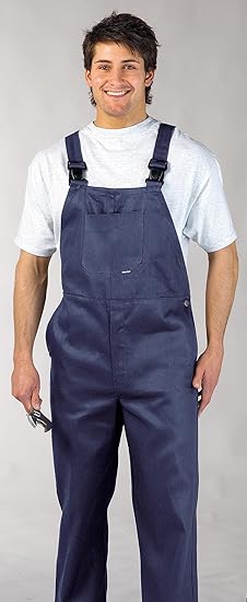 Cotton Bib and Brace - C881: Durable Workwear for Construction Professionals, Adjustable Straps, Multiple Pockets, Machine Washable