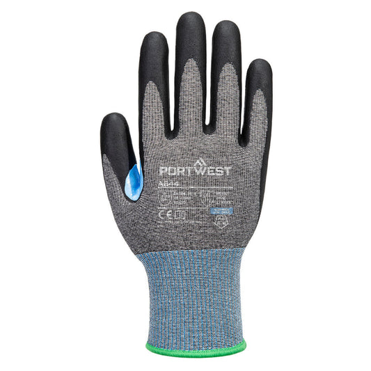 A644 -Best Quality CS Cut D15 Nitrile Glove A4 Gray/Black in XS,S,M,L,XL,2XL-Portwest