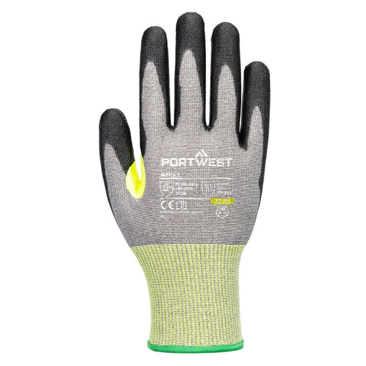 A651 - Best Qualityt Of CS Cut E15 PU Glove A5 Gray/Black In XS,S,M,L,2XL-PORTWEST BRAND