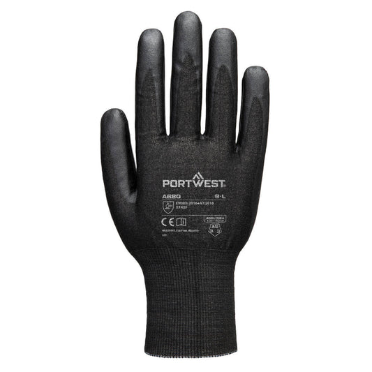 A680 -Best Quality Cut F21 Nitrile Tungsten A9 Glove Black In XS,S,M,L,XL,2XL,3XL-PORTWEST