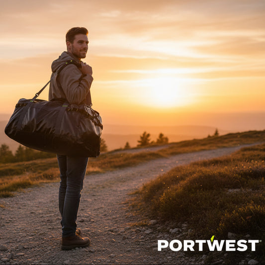 PW3 B950 70L Water-Resistant Duffle Bag- Durable, Spacious, Ideal for Outdoor Adventures, Travel & Everyday Use