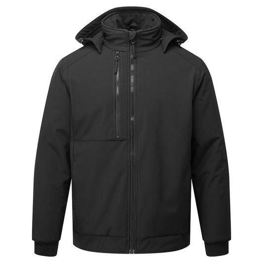 Portwest CD874  WX2 Eco Insulated Softshell (2L) Black in S,M,L,XL,2XL,3XL,4XL,5XL,6XL