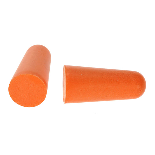 Portwest EP02 PU Foam Ear Plugs – Disposable Hearing Protection with High Noise Reduction (200 Pairs, Orange)