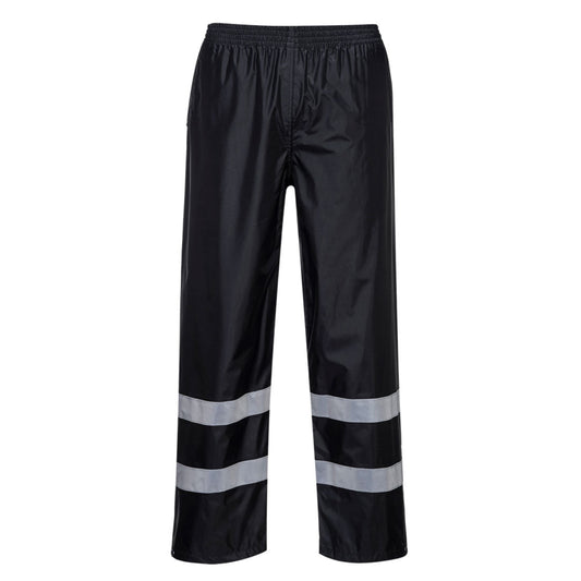 Portwest F441  Iona Enhanced Rain Pants Black