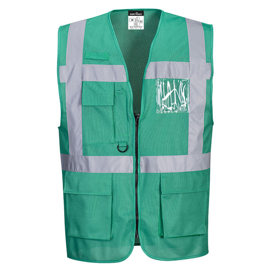 Portwest Best Quality F476 Iona Executive Safety Work Vest with Reflective Tape in S,M,L,XL,2XL,3XL