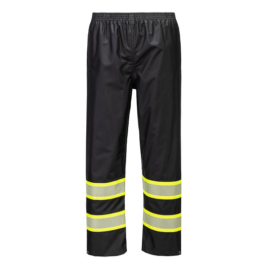 Portwest F486  Iona Plus Enhanced Rain Trouser Black