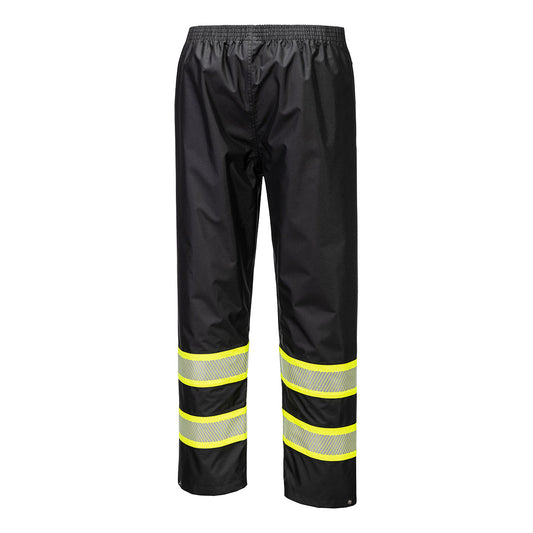 Portwest F486  Iona Plus Enhanced Rain Trouser Black
