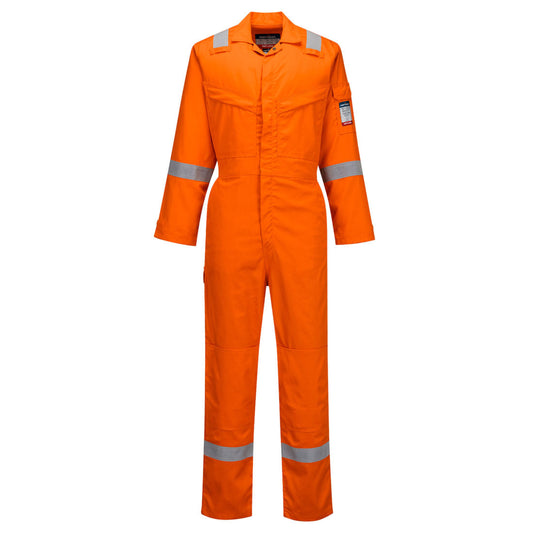 Portwest FR518 Bizflame Work Lightweight FR NFPA 2112 Coverall With Dual Hazard Protection S,M,L,XL,2XL,3XL