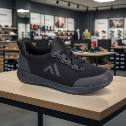 FT20 - Best Quality shoes Lite Sneaker OB SR in BLACK & WHITE In 36,37,38,39,40,41,42,43,44,45,46,47,48