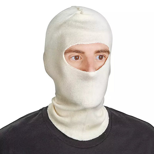 S-19896 Disposable Spray Sock Hood – Lightweight 100% Cotton Head Protection | Paint & Dust Protection (12 Pack)