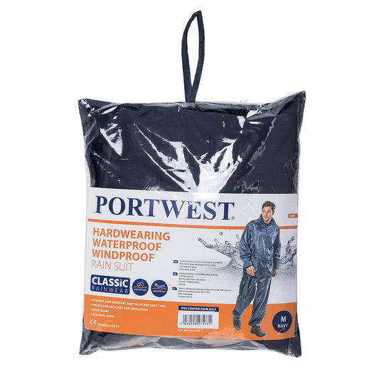 Portwest L440  Essentials Rainsuit (2 Piece Suit)