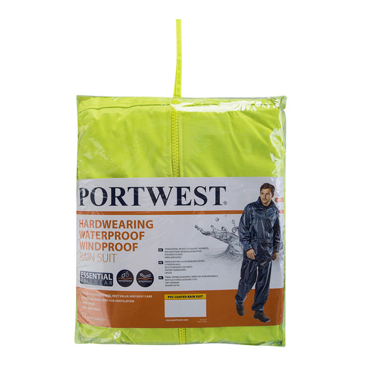 Portwest L440  Essentials Rainsuit (2 Piece Suit)
