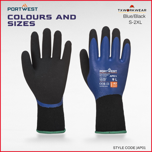 Winter Thermo Glove AP01 - Waterproof, Windproof Insulated Gloves for Outdoor Activities-Touchscreen & Non-Slip Grip