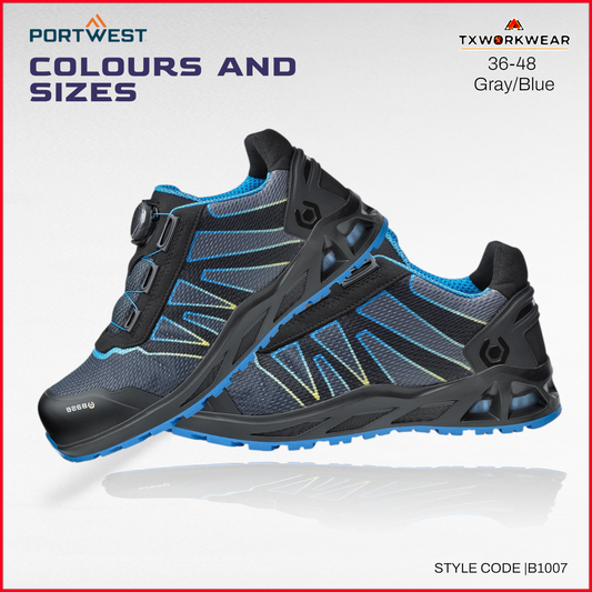 Portwest Base B1007 Water Resistant K-Energy Unisex S3 HRO SRC Shoes