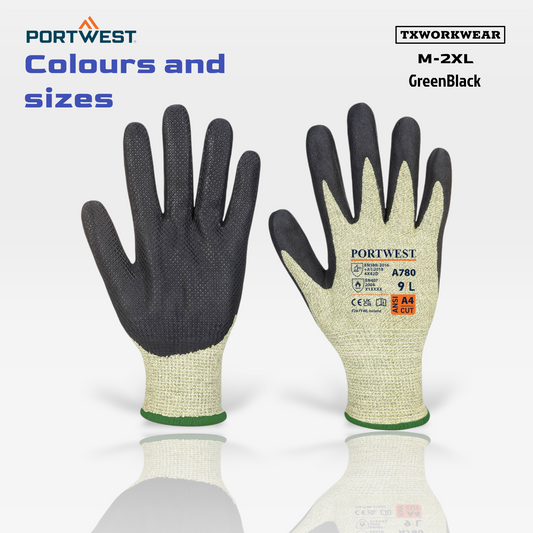 Portwest Best Quality A780 Flame Resistant Arc Cut D13 Level 2 Glove A4