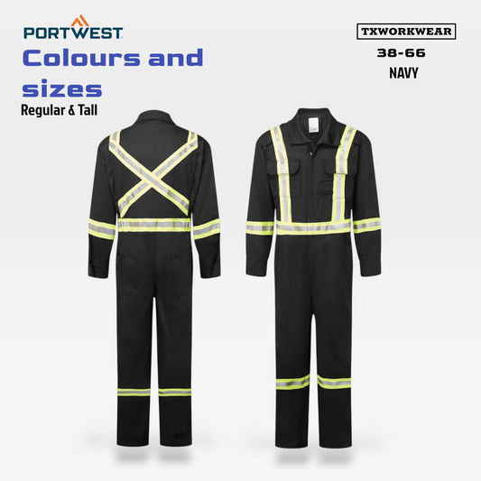 IAS3108 Avenger 7oz IFR Flame Resistant Coverall – Multi-Purpose Electric Arc & Flash Fire Protection | NFPA 2112 & NFPA 70E Certified