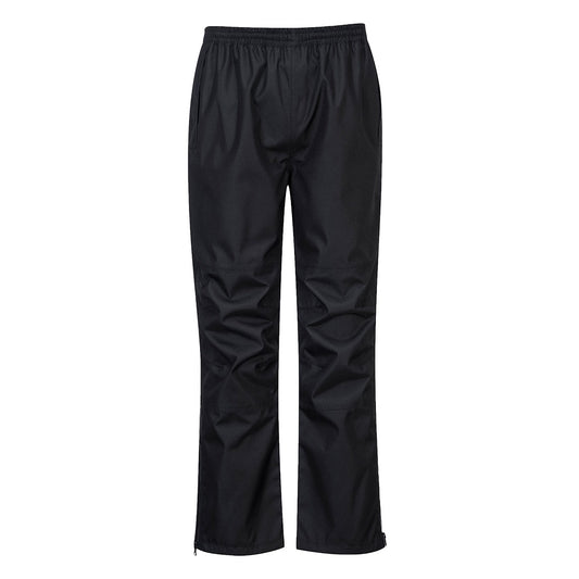 Portwest S556 Vanquish Waterproof Rain Pants Black Work Trousers Workwear PPE in S,M,L,XL,2XL,3XL,4XL