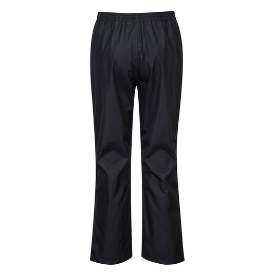 Portwest S556 Vanquish Waterproof Rain Pants Black Work Trousers Workwear PPE in S,M,L,XL,2XL,3XL,4XL