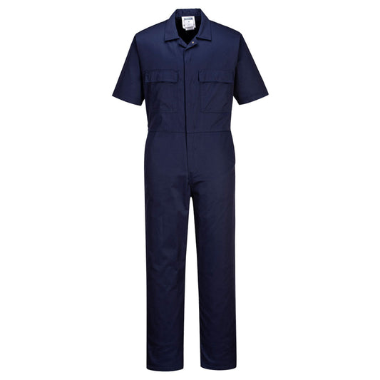 Portwest S996 Short Sleeve Coverall Lightweight Polycotton Workwear Suit With Six Pocket Utility Design S,M,L,XL,2XL,3XL,4XL,5XL,6XL