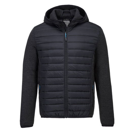 T832 - KX3 Hybrid Baffle Jacket Gray Marl
