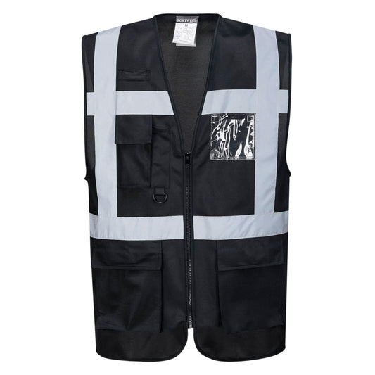Portwest UF476 Iona Executive Safety Work Vest with Reflective Tape in S,M,L,XL,2XL,3XL