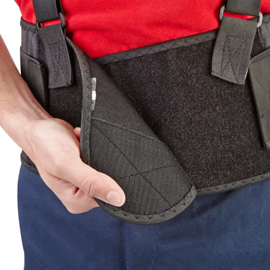H-1168 Uline Economy Back Support Belt with Suspenders – Lightweight & Affordable (S–XL)