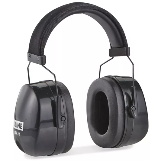 S-20706 Uline Noise Reduction Earmuffs – NRR 28 dB Hearing Protection (Hi-Vis Lime & Black)