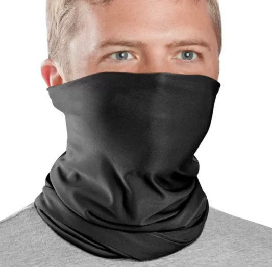 S-23924 Cooling Multi-Band – 3 Hour Cooling Face Mask & Headwear (UPF 50+, Lime/Blue/Black)